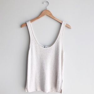 madewell | ribbed sweater tank